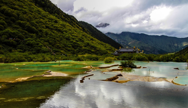 四川黄龙风光