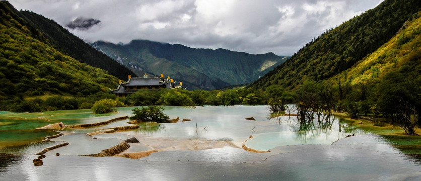 四川黄龙风光