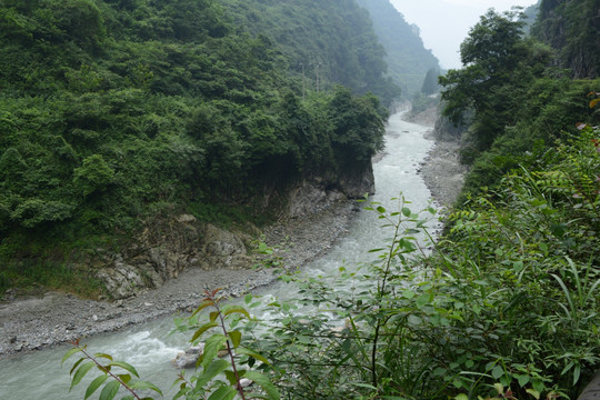 都江堰虹口峡谷风光