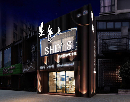 美甲店門頭效果圖