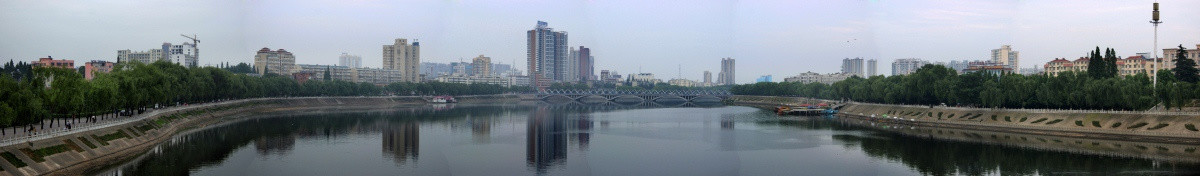 信阳市 浉河 全景图
