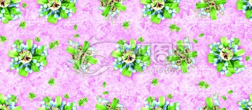 絲帶亮片花（有分層）
