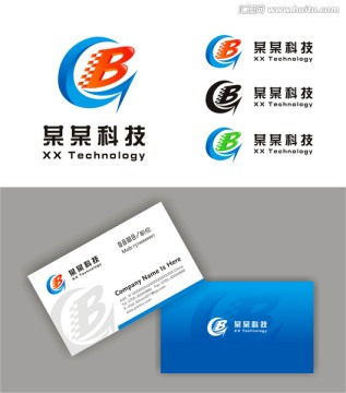 LOGO 科技 字母G 字母B