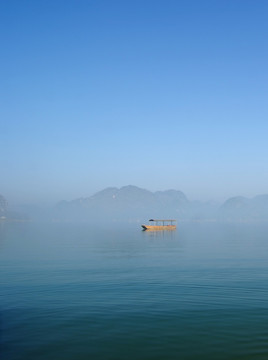 靖西渠洋湖风光 广西山水风光