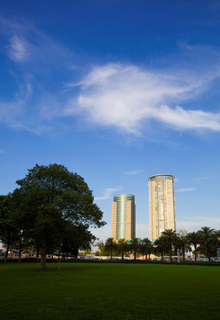 浙江宁波城市风光