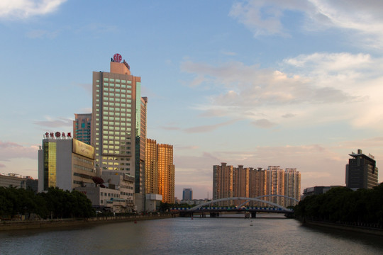 浙江宁波城市风光