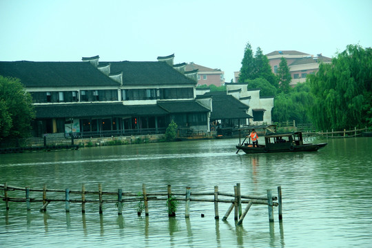 乌镇  老宅 河水