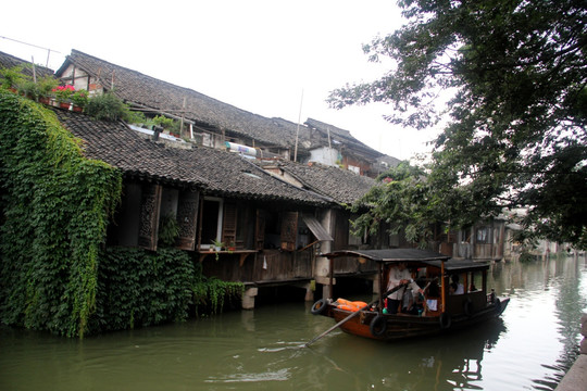 乌镇 东栅  河水