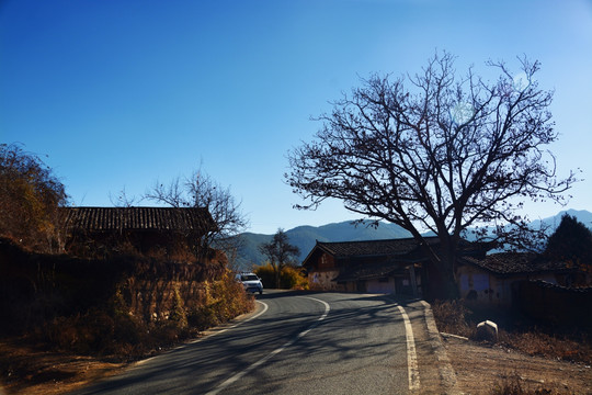 泸沽湖风景区街道