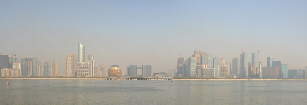 钱江新城CBD核心区 江景全景