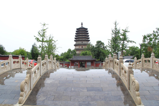 河北正定天宁寺凌霄塔景区