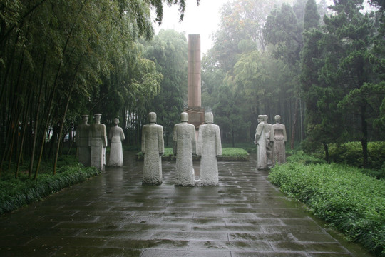 辛亥革命纪念馆 石像