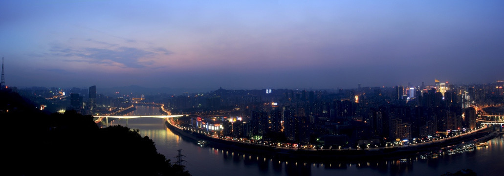 重庆夜景 山城夜景（合成大图）