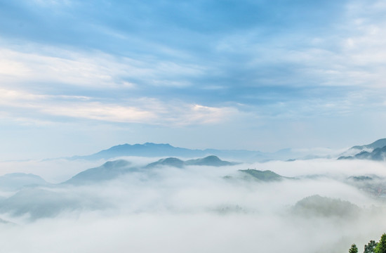 云海 云雾 山