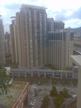 從地王大廈鳥瞰深圳