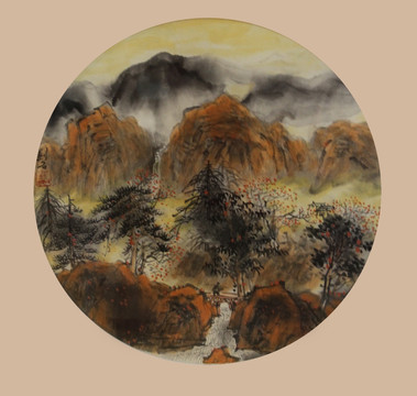 山水國(guó)畫(huà) 小品裝飾畫(huà)2