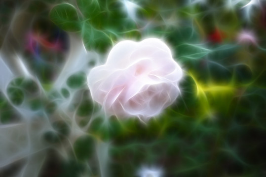 抽象装饰画 玫瑰