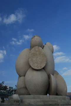 石老人景区雕塑