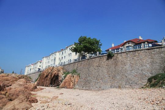 海边城墙建筑