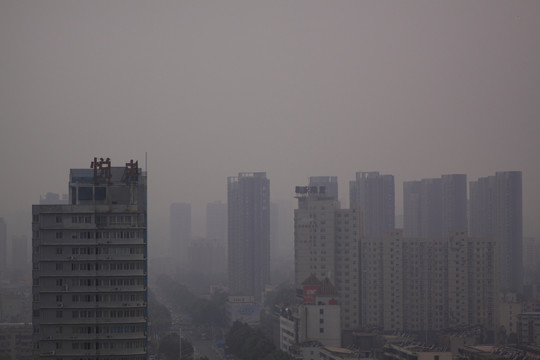 雾霾城市