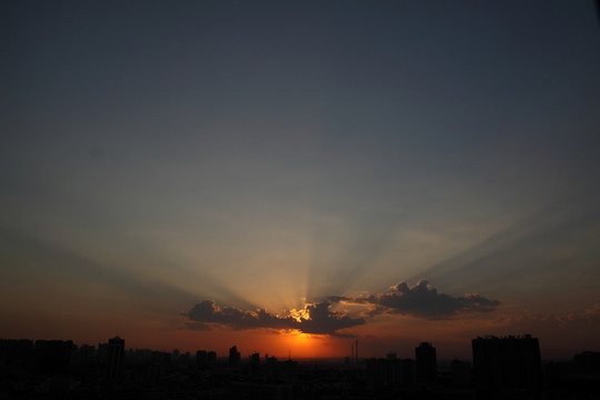 天空 蓝天 白云 楠溪江 云彩