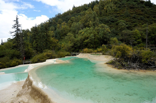 九寨沟神仙池自然风光