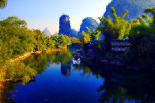 玻璃寫真畫