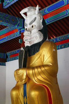 北京十渡乐佛寺龙王像