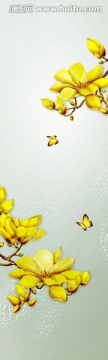 藝術(shù)玻璃浮雕平開門