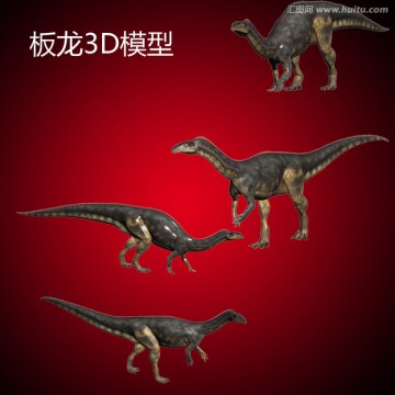 板龍3D模型
