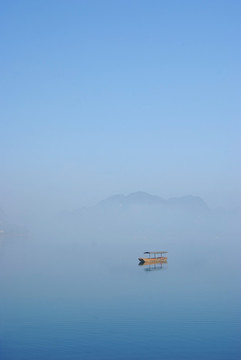 靖西渠洋湖风光 广西山水风光