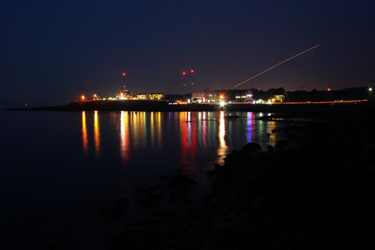济州岛夜拍斑斓光