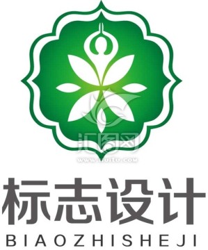 瑜伽养生logo设计