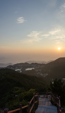 湖北九宮山風光