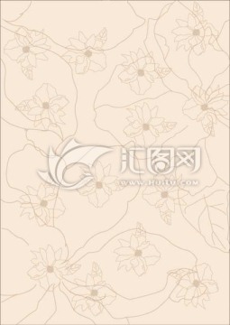 荷花花紋