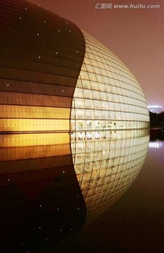 北京国家大剧院夜景