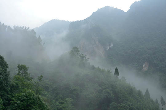 彭州龙门山云雾