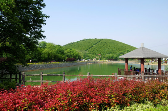 度假村山水风光