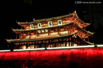 云南建水朝阳楼夜景