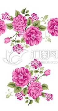 花（去底分層）