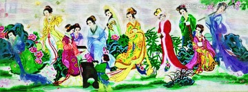 裝飾畫 女子