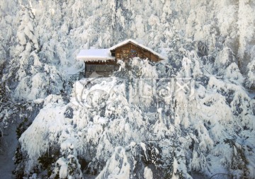 峨眉山冰雪小屋