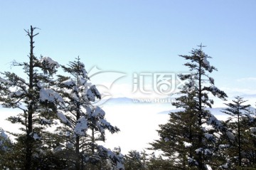 峨眉山金顶云海