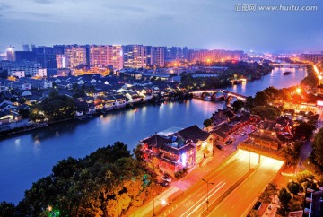 杭州拱宸桥夜景