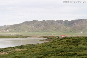 青海湖畔风光