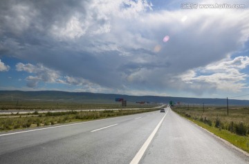 青海风光 路