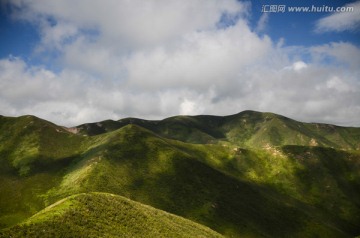 青海 风光 牧场草原