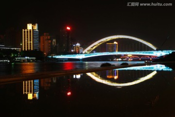 兰州黄河夜景