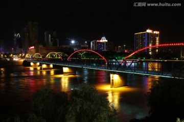 兰州黄河夜景