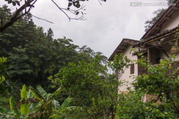 梅州客家人山村景观